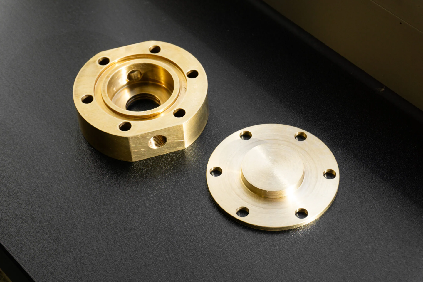 Brass Components for the Injector Test Chamber