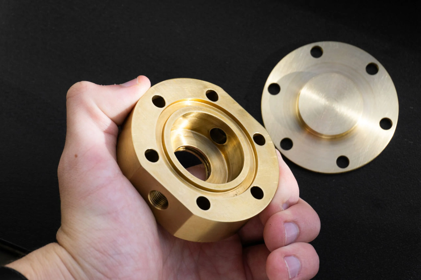Brass Components for the Injector Test Chamber