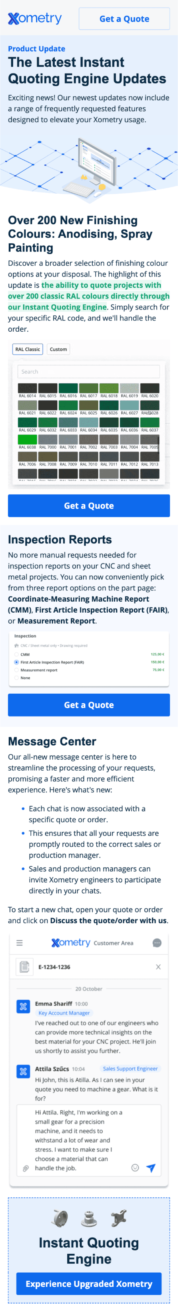 Product Updates